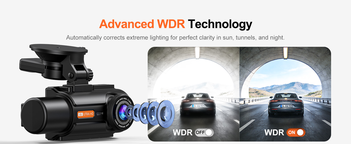 car dash cam with WDR