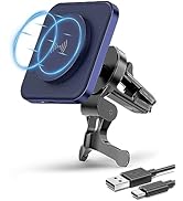 for MagSafe Car Mount Charger, 15W Wireless Magnetic Car Charger for iPhone 15/14/13/12 Series, A...