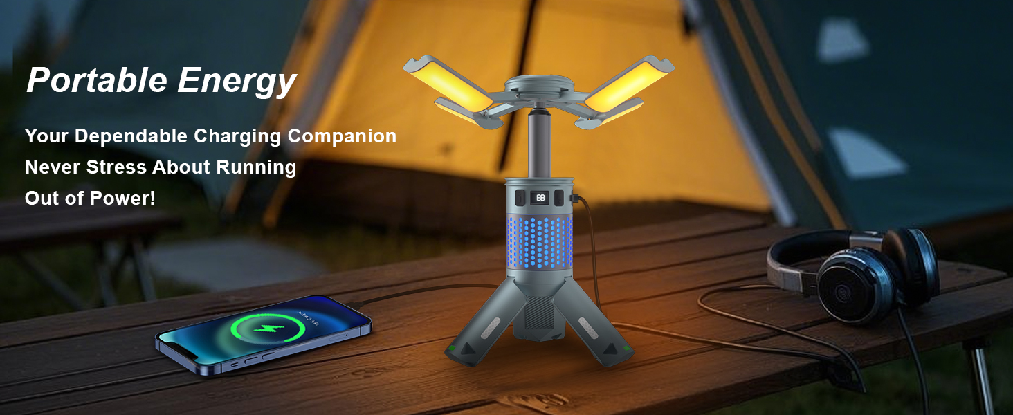 camping lights rechargeable
