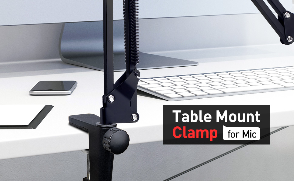 Heavy-duty Metal Table Mounting Clamp