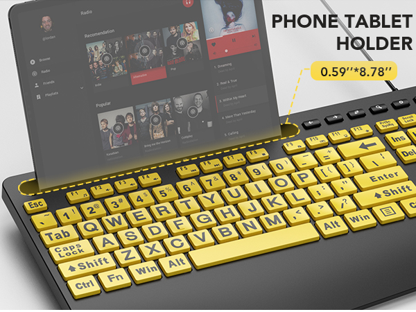 wired keyboard 
