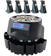 VEVOR USD Coin Counter &amp; Coin Sorters with LCD Display, Coin Sorter Machine for USD Coin 1? 5? 10...