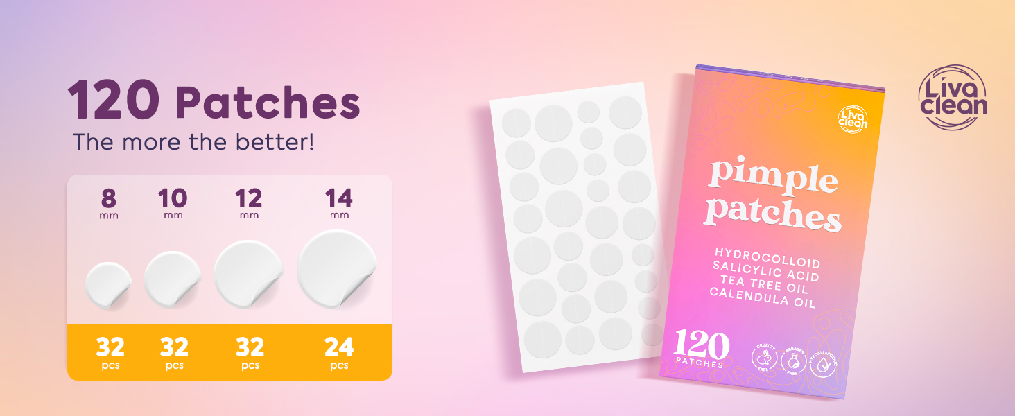 120 Count Circle Pimple Patches