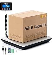 TIPRE Digital Shipping Postal Scale 660lb/1oz Accuracy! Heavy Duty Postage Scale Extra-Large Capa...