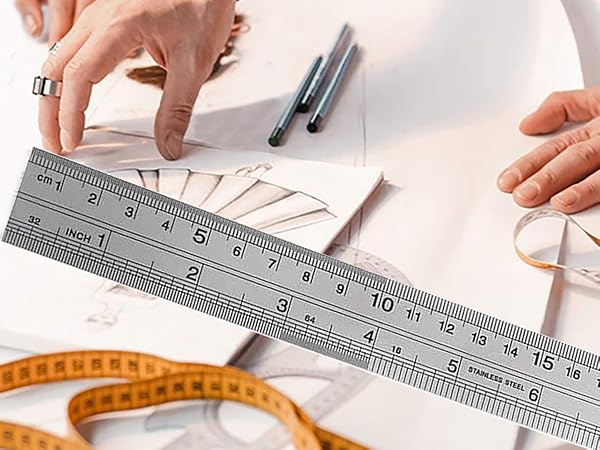 Metal ruler