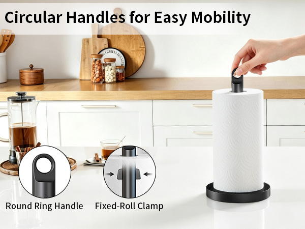 Paper Towel Holder Countertop for Kitchen