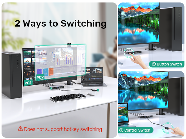 usb kvm switch 2 computers