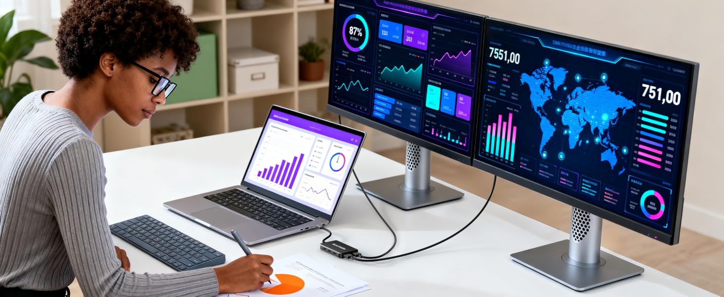 dual hdmi adapter extended display