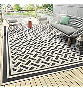 Weave Outdoor Patio Rug 5x8 Area Rug, Classic Outdoor Area Rug, Easy Cleaning, High Traffic, Non ...