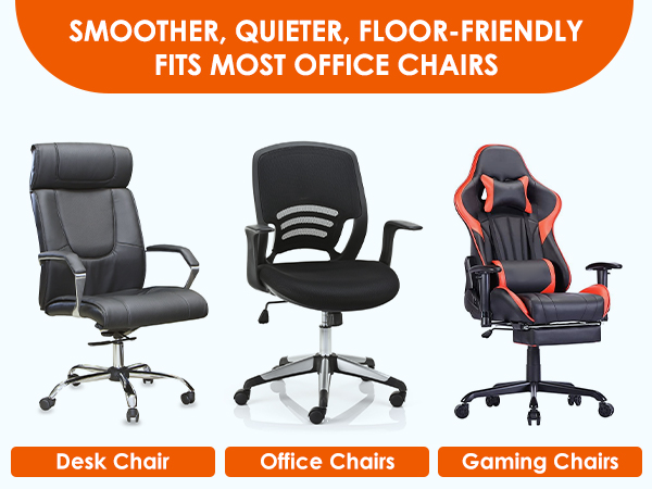 office chair rollerblade wheels