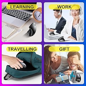 Vertical Wireless ergo Mouse