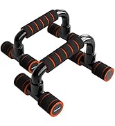 READAEER Push Up Bars Gym Exercise Equipment Fitness 1 Pair Pushup Handles with Cushioned Foam Gr...