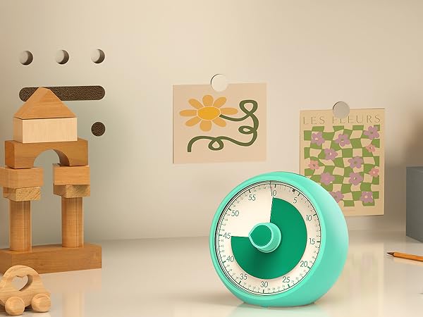 Watch time move with our visual timer for classrooms and homes, making time management engaging