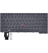 Replacement Keyboard for Lenovo Thinkpad T14 Gen 3 4, Thinkpad L14 Gen 3 4 &amp; Thinkpad P14s Gen 3 ...