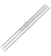 3pc Set of Billeau Ear Loop Ear Loop Curette Ear Pick Ear Wax Removal Stainless Steel Cleaning To...