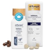 drTung's Herbal Toothpaste Tablets - Toothpaste Tabs for Dry Mouth Relief, Natural Tooth Powder T...