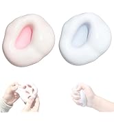 2 Pcs Squishy Toys Stress Balls, Sand Stress Ball, Moldable Squeeze Balls for Anxiety Relief, Sof...
