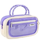 TOPBIDAI Large Pencil Case Pouch School Supplies for Girls Boy Women Men Adults, Big Pencil Bag w...