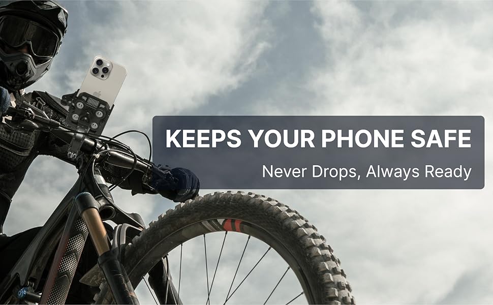cell phone holder for bike; motorcycle cell phone mount; handlebar phone mount;
