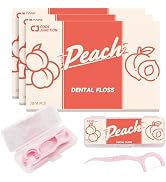 Code Junction Travel Dental Floss Picks, Peach Flavor, Flosser for Adults, 120 Count (3 Boxes of ...