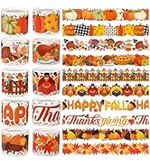 262Ft Thanksgiving Pumpkin Scalloped Bulletin Board Border Trim for Classroom Decoration Fall Aut...