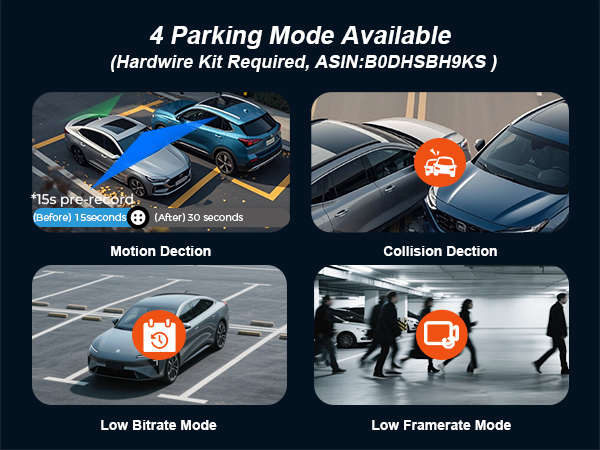 4 Parking Mode Available