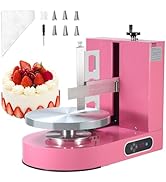 VEVOR Cake Decorating Machine, Cake Cream Spreading Coating Smearing Machine, Low Noise Cake Fros...