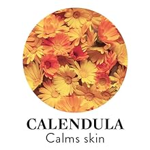 calendula: calms skin