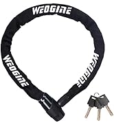 Bike Chain Lock, Heavy Duty Anti-Theft Bicycle Chain Lock, 2.72 Ft Security Bike Locks with 3 Key...