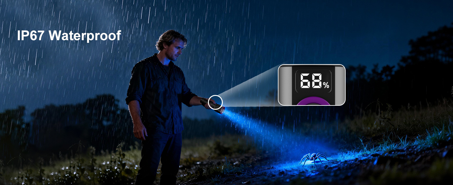 waterproof uv flashlight