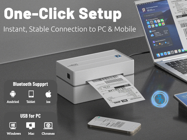 One-Click Setup: Instant, Stable Connection to PC &amp; Mobile.