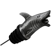 Happy Hour Shark Wine Pourer, Standard, Pewter