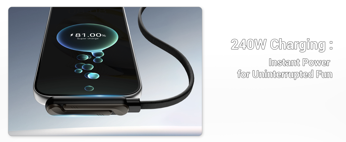 Invisible Holder Charger Cable