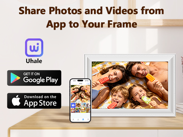 Download the app about digital photo frames