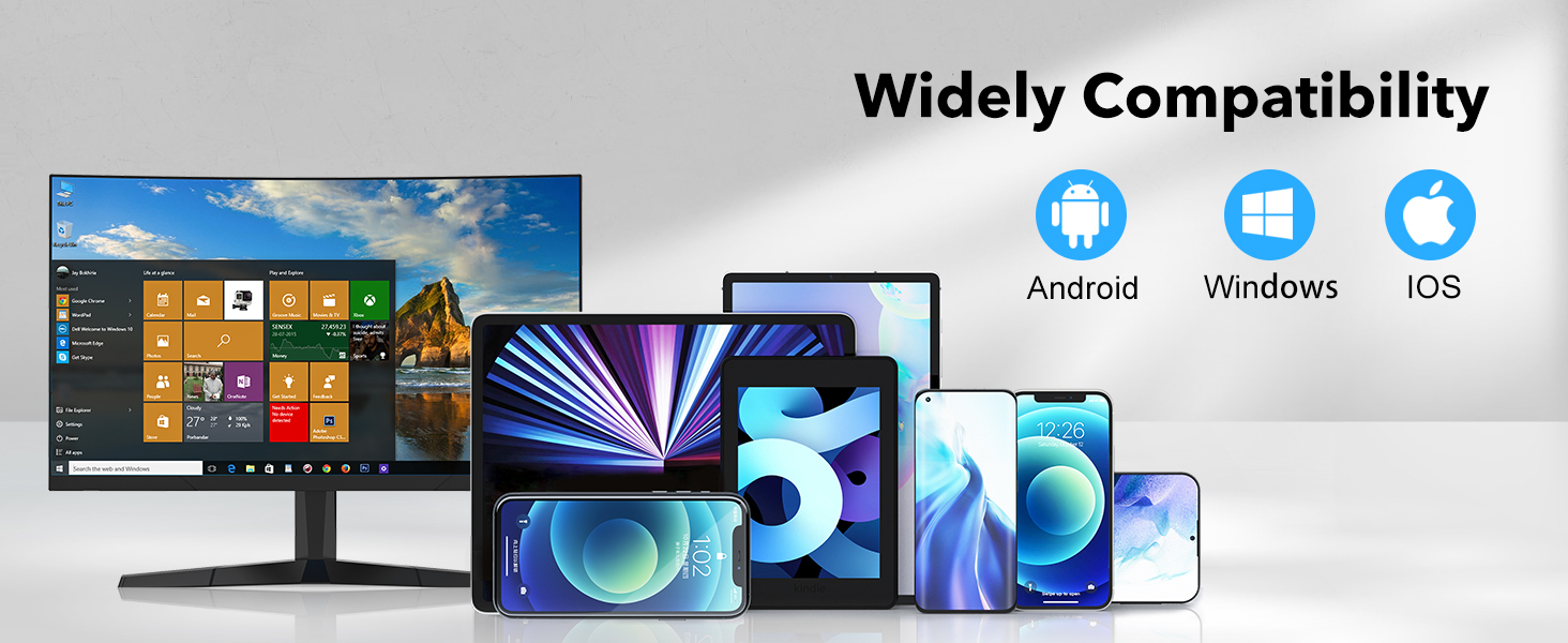 Wide compatibility with ipad keyboard