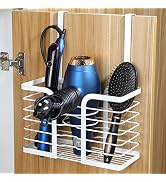 YIGII Hair Dryer Holder Adjustable Height - Hair Tool Organizer White Bathroom Organizer Hot Styl...
