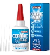GLOWPOINT Ceramic Glue, 35g Ultra Strong Super Glue for Ceramic, Porcelain, Pottery &amp; China Repai...