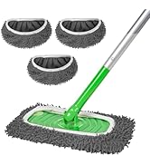 ZHAYAO Reusable 100% Coral Fleece Mop Pads Compatible with Swiffer Sweeper Mop, Wet and Dry Flat ...
