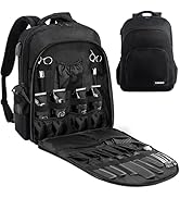 TORIBIO Barber Supplies Bag for Clippers and Supplies, Hairstylist Clipper Portable Backpack for ...