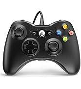 Wired Controller for Xbox 360, YAEYE Game Controller for 360 with Dual-Vibration Turbo Compatible...