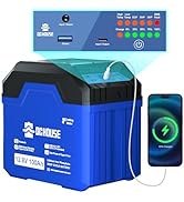DC HOUSE 12V 100Ah 3.0 Trolling Motor Marine Battery, Bluetooth &amp; Low Temp Cut-Off with SOC Statu...