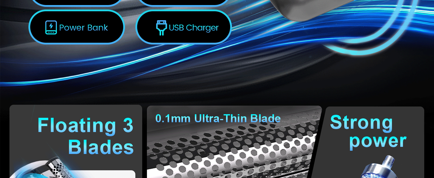 portable foil shaver