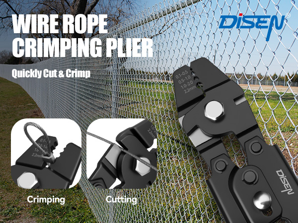 WIRE ROPE CRIMPING PLIER