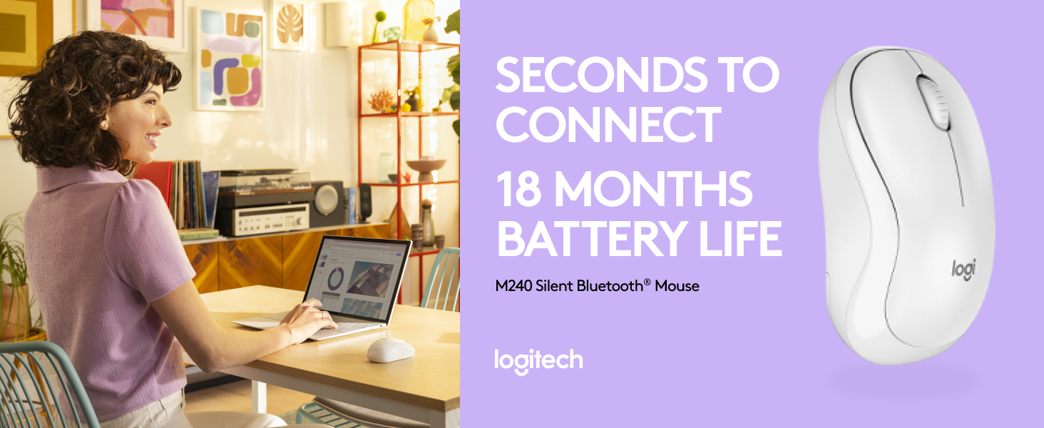 m240 silent bluetooth mouse