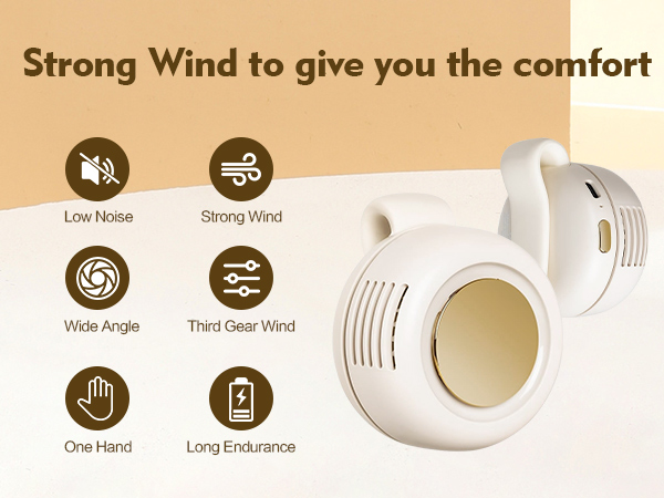 Portable Silent Mini Bladeless Electric Fan