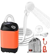 Portable Camping Shower with 7800mAh Battery - 3 Spray Modes, IPX7 Waterproof &amp; Powerful Suction ...