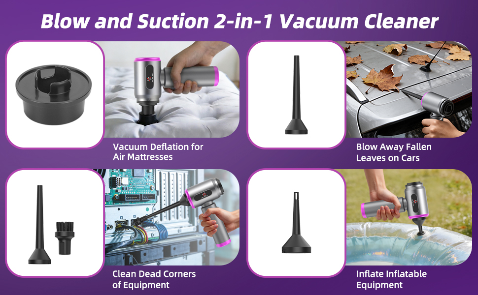 Blow and Suction 2-in-1 Vacuum Cleaner