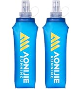 Azarxis TPU Soft Flask Collapsible Water Bottle Running Folding Gel Water Reservoir Handheld for ...