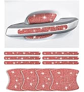 AOCISKA 10 Pieces Bling Car Door Handle Protector,Bling Car Door Handle Stickers,Universal Car Ha...