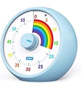 Visual Timer for Kids, 60-Minute Countdown Timer for Classroom Office Kitchen, Desk Timer Kids Ti...